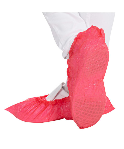 HygoStar Couvre-chaussures en CPE/rouge