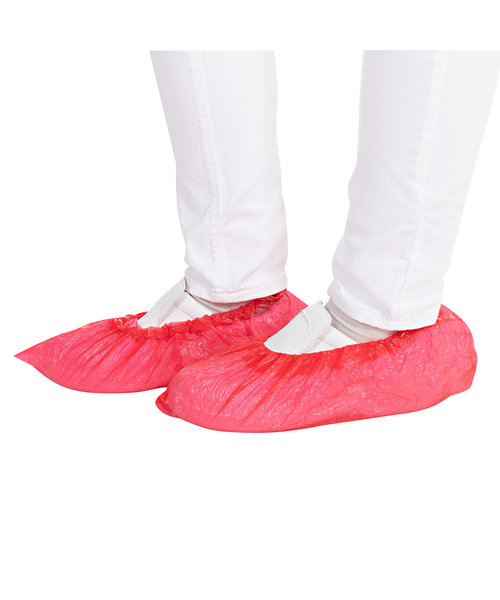 HygoStar Couvre-chaussures en CPE/rouge