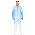 HygoNorm Veste visiteur PP Light avec col et boutons-pression / bleue