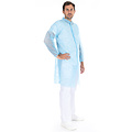 HygoNorm Veste visiteur PP Light avec col et boutons-pression / bleue