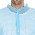 HygoNorm Veste visiteur PP Light avec col et boutons-pression / bleue