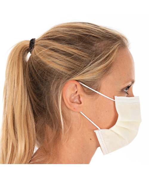 HygoStar Masque buccal de type II (BFE > 98 %), 3 couches PP/jaune