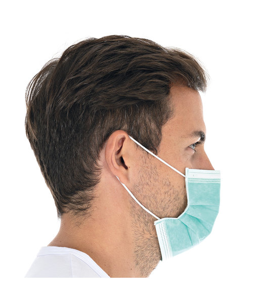 HygoStar Mondmasker type II (BFE> 98%), 3 laags PP/ groen