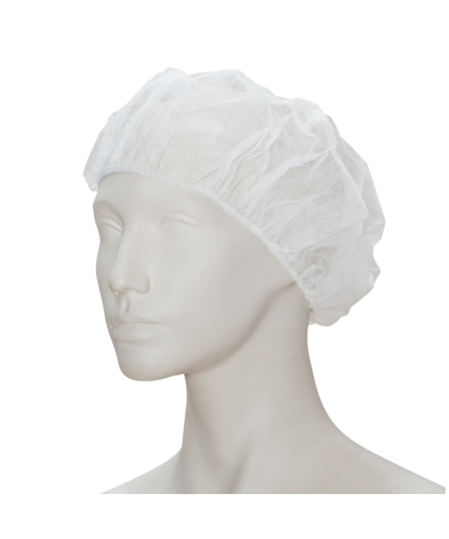 Care & Serve Bonnet en non-tissé EFFICIENT (bérelet) blanc/sachet en polyéthylène