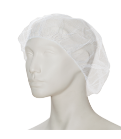 Bonnet en nylon PREMIUM (béret) blanc