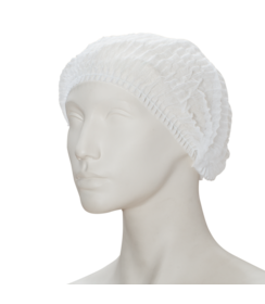 Bonnet à clip non tissé EFFICIENT blanc