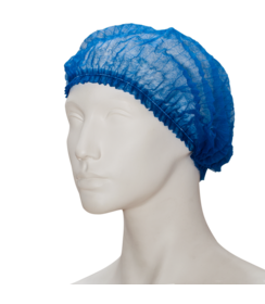 EFFICIENT non-woven 'clip cap' haarmuts donkerblauw