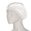 Care & Serve Bonnet capillaire en non-tissé « clip cap » blanc, détectable et efficace