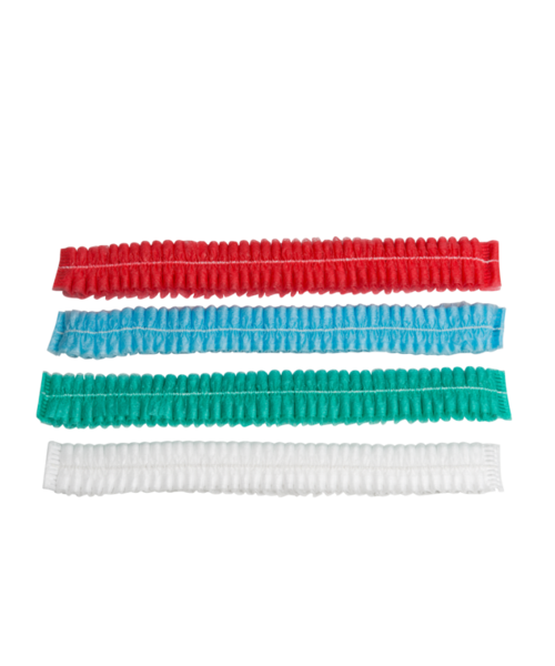 Care & Serve Bonnet capillaire en non-tissé « clip cap » blanc, détectable et efficace