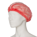 Care & Serve Bonnet à cheveux non tissé « clip cap » EFFICIENT DETECTABLE rouge