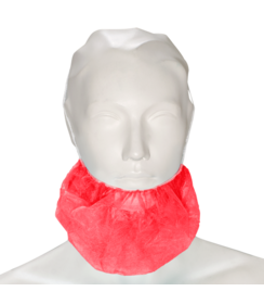 Masque buccal non tissé EFFICIENT avec élastique pour la tête, rouge