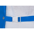 Care & Serve Tablier de sécurité PROFESSIONAL PU 90 x 130 cm bleu - œillets métalliques/boucle à clip