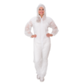 Care & Serve Combinaison non tissée EFFICIENT avec capuche, blanche, ≈ 25 g/m²