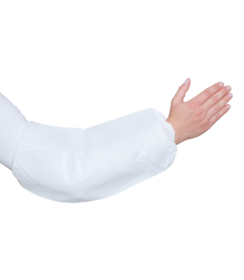 PREMIUM PLUS housse de manche non tissée 21 x 42 cm, blanche