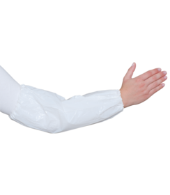 PREMIUM PLUS housse de manche PE 20 x 40 cm blanc