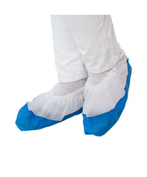 Care & Serve Couvre-chaussures PREMIUM PLUS non tissés avec semelle en CPE / 16,5 x 42 cm ≈ XL