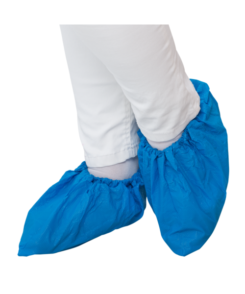 Care & Serve PREMIUM PLUS CPE couvre-chaussures bleu / 20 x 42 cm ≈ XL