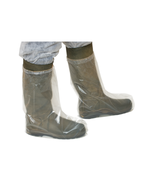 Care & Serve PREMIUM PLUS Housse de botte PE transparente / 47 x 38 cm