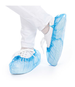 Couvre-chaussures ECONOMY PE bleu/ pour Hygomat