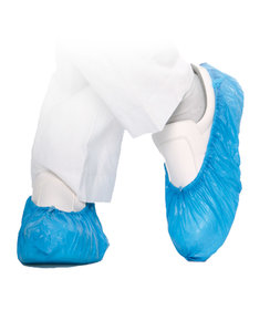 Couvre-chaussures CPE bleu/ pour Hygomat