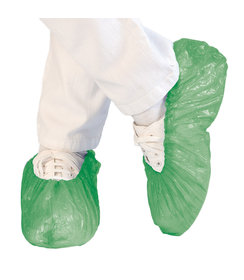 Couvre-chaussures CPE vert/ pour Hygomat