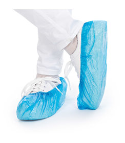 Couvre-chaussures en PE bleu pour Hygostep