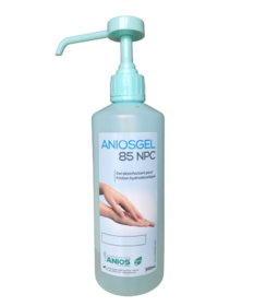 Alcoholgel 85 NPC/ fles 500 ml met schroefpomp