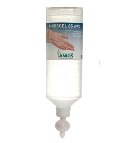 Anios  Gel hydroalcoolique 85 NPC / flacon airless de 1 litre