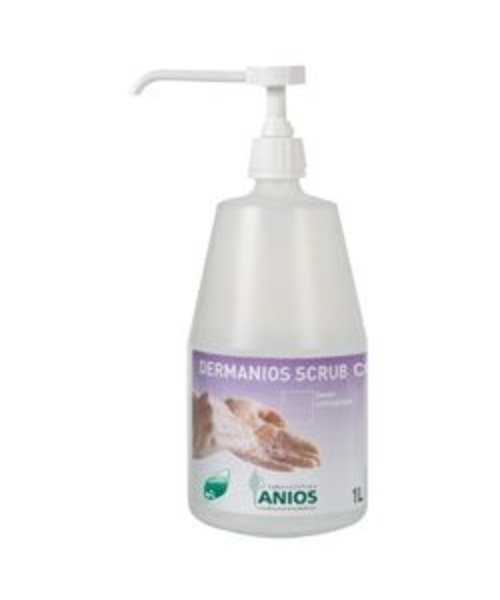 Anios  Dermanios scrub CG/ bouteille de 1 litre avec pompe à vis
