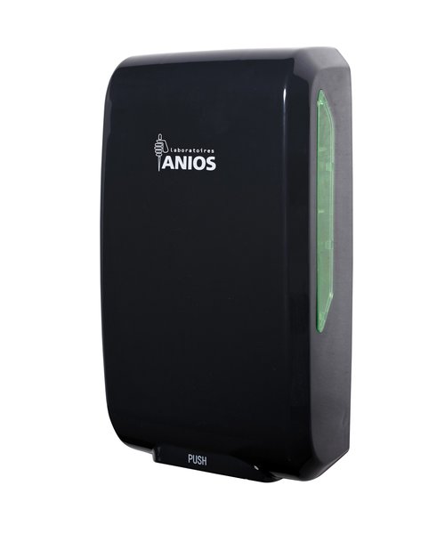 Anios  Distributeur manuel avec bouton-poussoir noir pour flacons CPA airless 1L