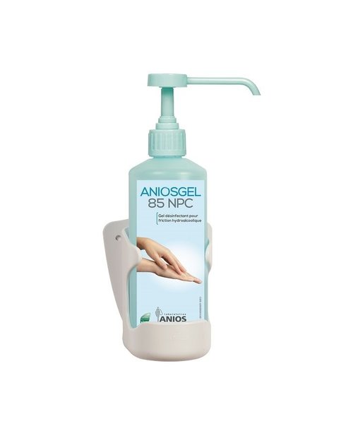Anios  Support mural en PVC pour flacon pompe de 500 ml