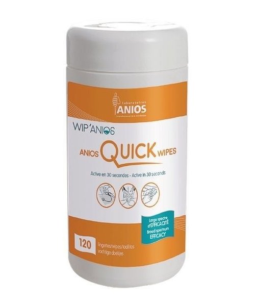 Anios  Lingettes désinfectantes Quick Wipes / boîte de 120 lingettes