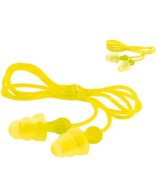 3M Bouchons d'oreille avec cordon 3M™ EAR Tri-Flange - 29 dB (A)
