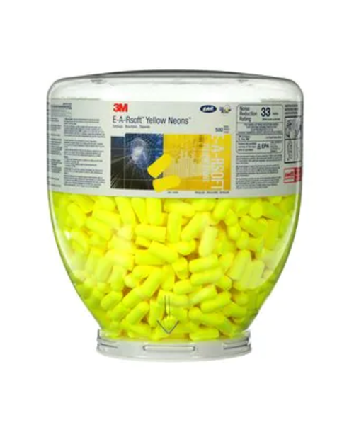 3M Bouchons d'oreille 3M™ EAR Soft yellow neons recharge pour distributeur - 36 dB (A)