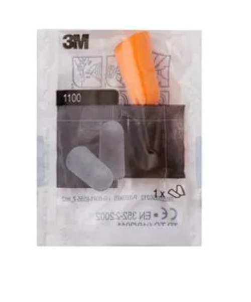 3M Bouchons d'oreille en mousse 3M™ 1100 sans cordon - 37 dB (A)