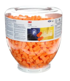 Bouchons d'oreille en mousse 3M™ 1100 recharge pour distributeur - 37 dB (A)