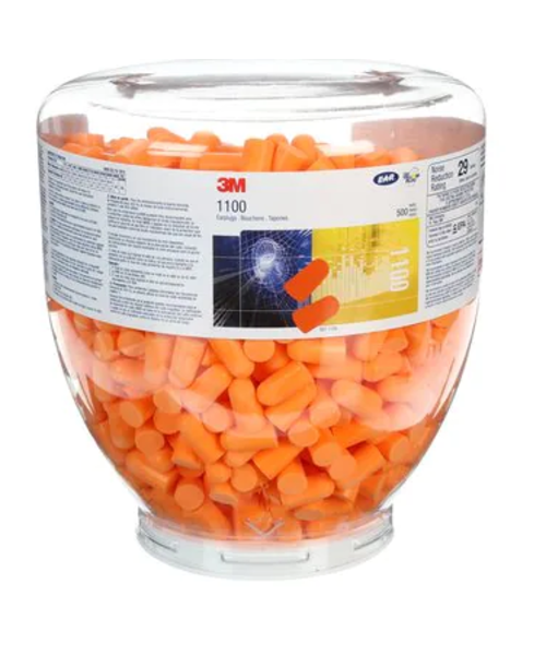 3M Bouchons d'oreille en mousse 3M™ 1100 recharge pour distributeur - 37 dB (A)