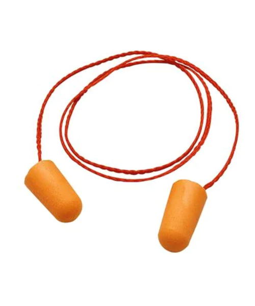 3M Bouchons d'oreille en mousse 3M™ 1110 avec cordon - 37 dB (A)