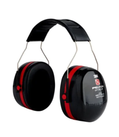 Casque antibruit 3M™ PELTOR™ Optime III noir/rouge - 35 dB