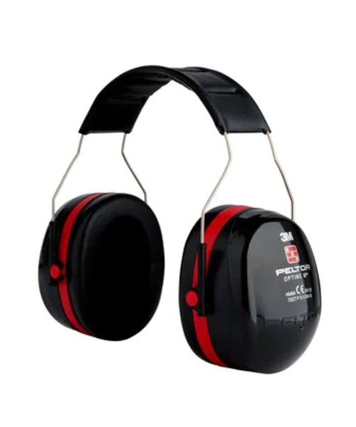 3M Casque antibruit 3M™ PELTOR™ Optime III noir/rouge - 35 dB