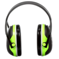 3M Casque antibruit 3M™ PELTOR X4 avec bandeau, noir-vert vif - 33 dB
