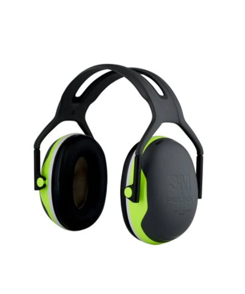 3M Casque antibruit 3M™ PELTOR X4 avec bandeau, noir-vert vif - 33 dB