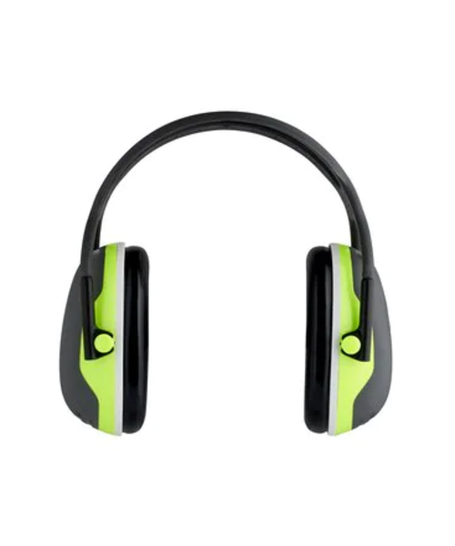 3M Casque antibruit 3M™ PELTOR X4 avec bandeau, noir-vert vif - 33 dB