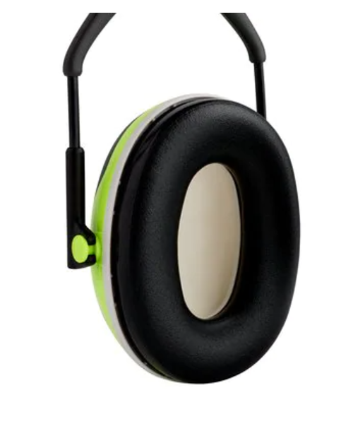 3M Casque antibruit 3M™ PELTOR X4 avec bandeau, noir-vert vif - 33 dB