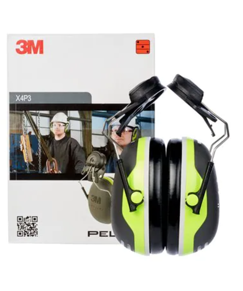 3M Casque antibruit 3M™ PELTOR X4 avec fixation pour casque - 32 dB