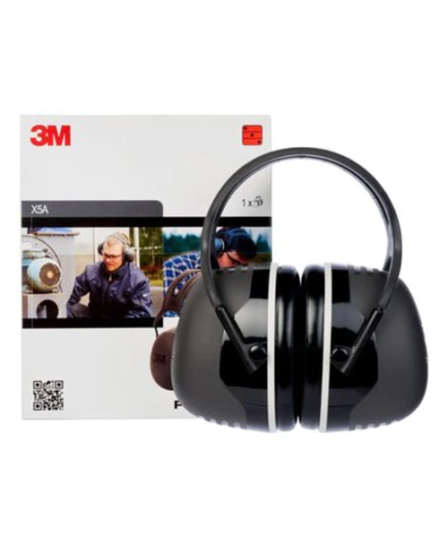 3M Casque antibruit 3M™ PELTOR X5 avec bandeau, noir - 37 dB