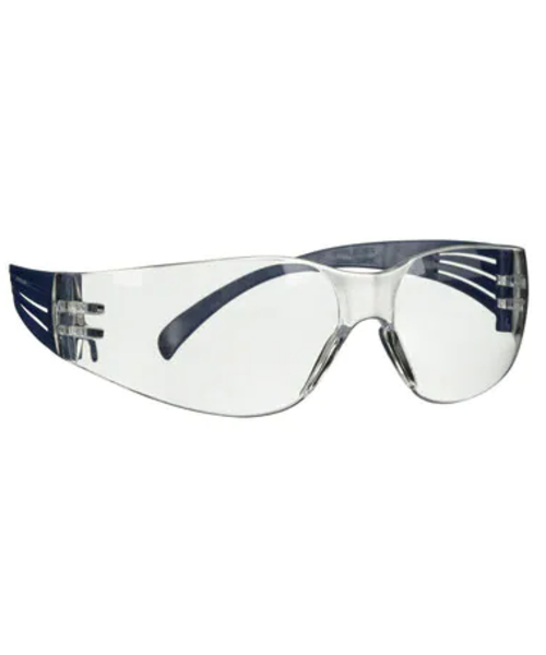 3M Lunettes de sécurité 3M™ Securefit 100, anti-rayures/anti-buée - monture bleue