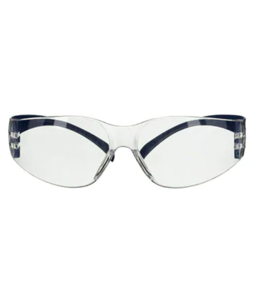 3M Lunettes de sécurité 3M™ Securefit 100, anti-rayures/anti-buée - monture bleue