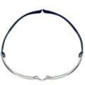 3M Lunettes de sécurité 3M™ Securefit 100, anti-rayures/anti-buée - monture bleue