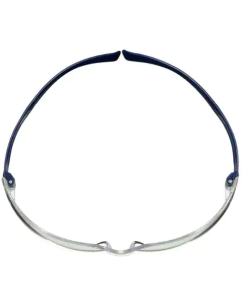 3M Lunettes de sécurité 3M™ Securefit 100, anti-rayures/anti-buée - monture bleue